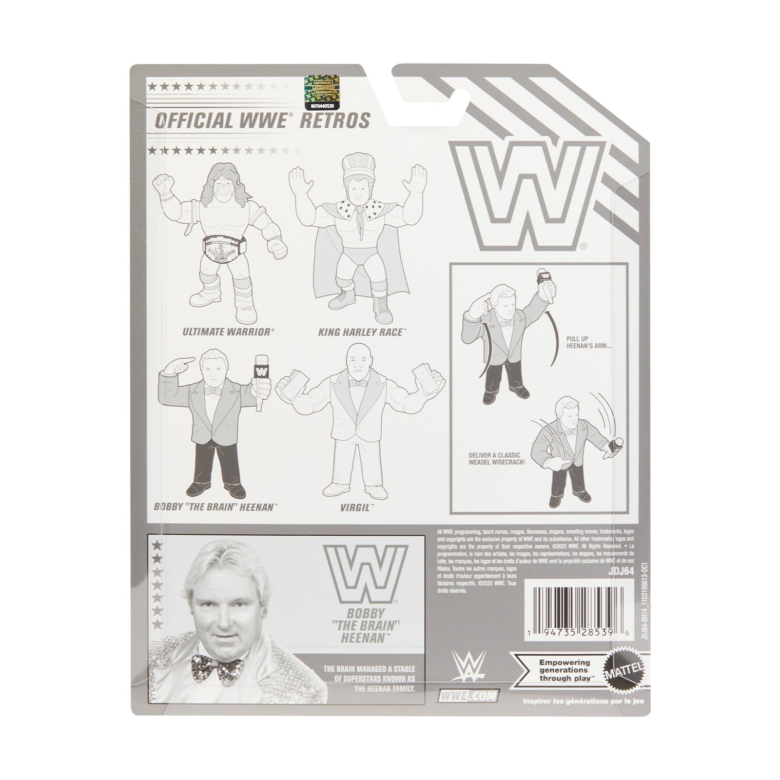 WWE Official Retro 4-Pack Action Figures