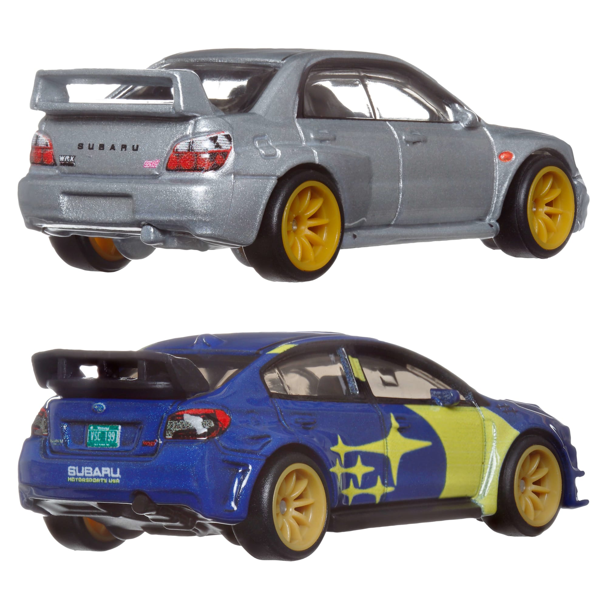 Hot Wheels Car Culture 2-Pack, Subaru Impreza WRX & '16 Subaru WRX STI