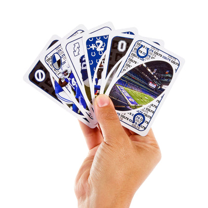 UNO Fandom NFL Indianapolis Colts Game Deck