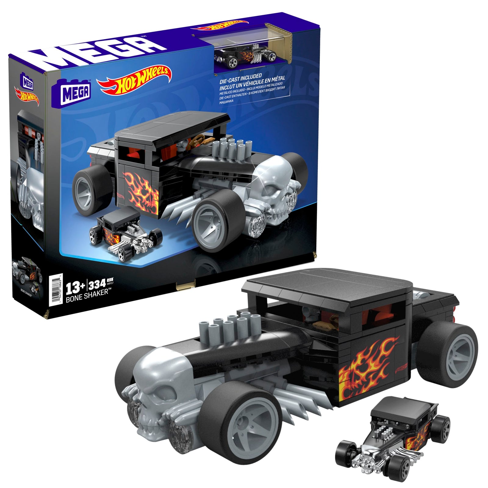 MEGA Showcase Hot Wheels Bone Shaker Building Set | Mattel