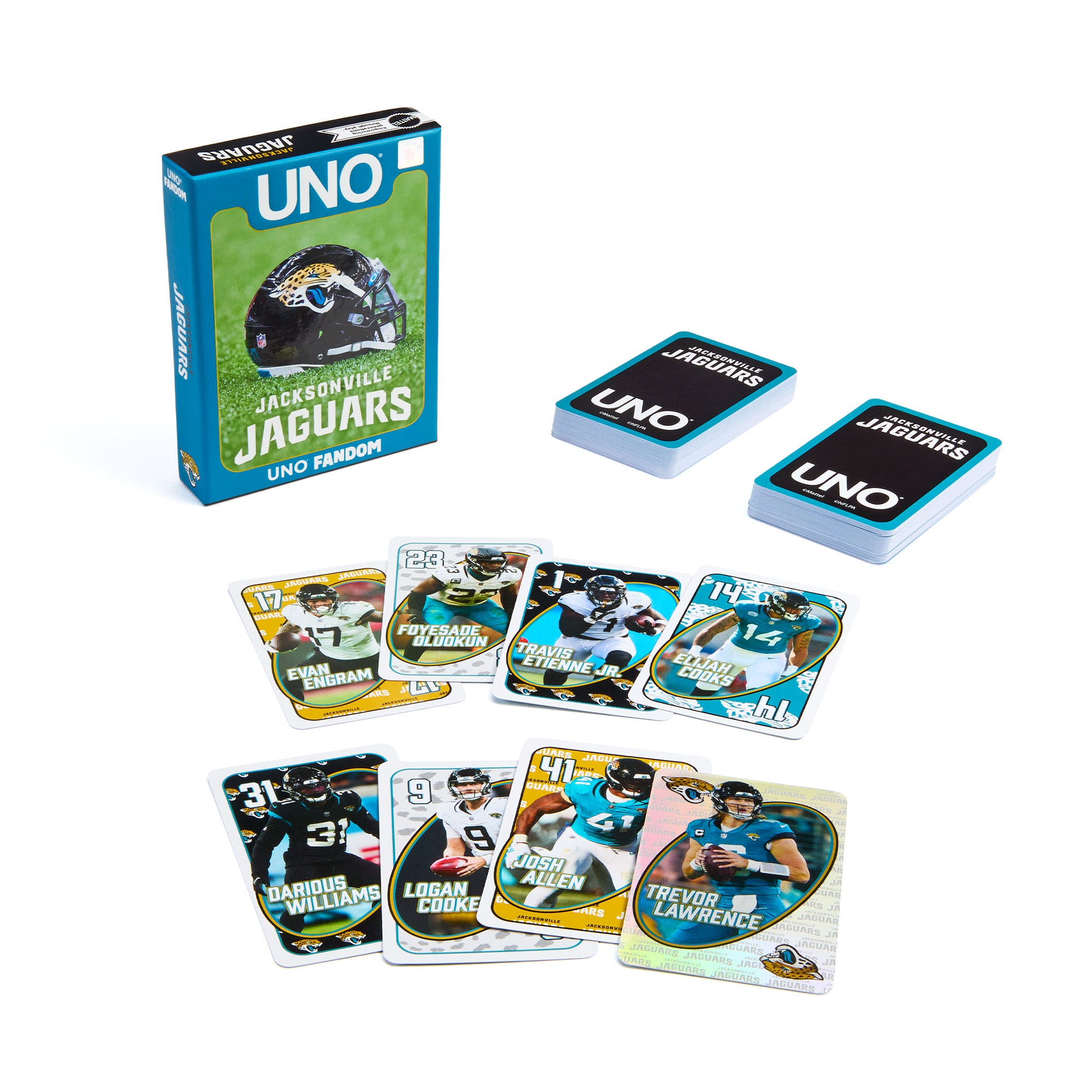 UNO Fandom NFL Jacksonville Jaguars Game Deck