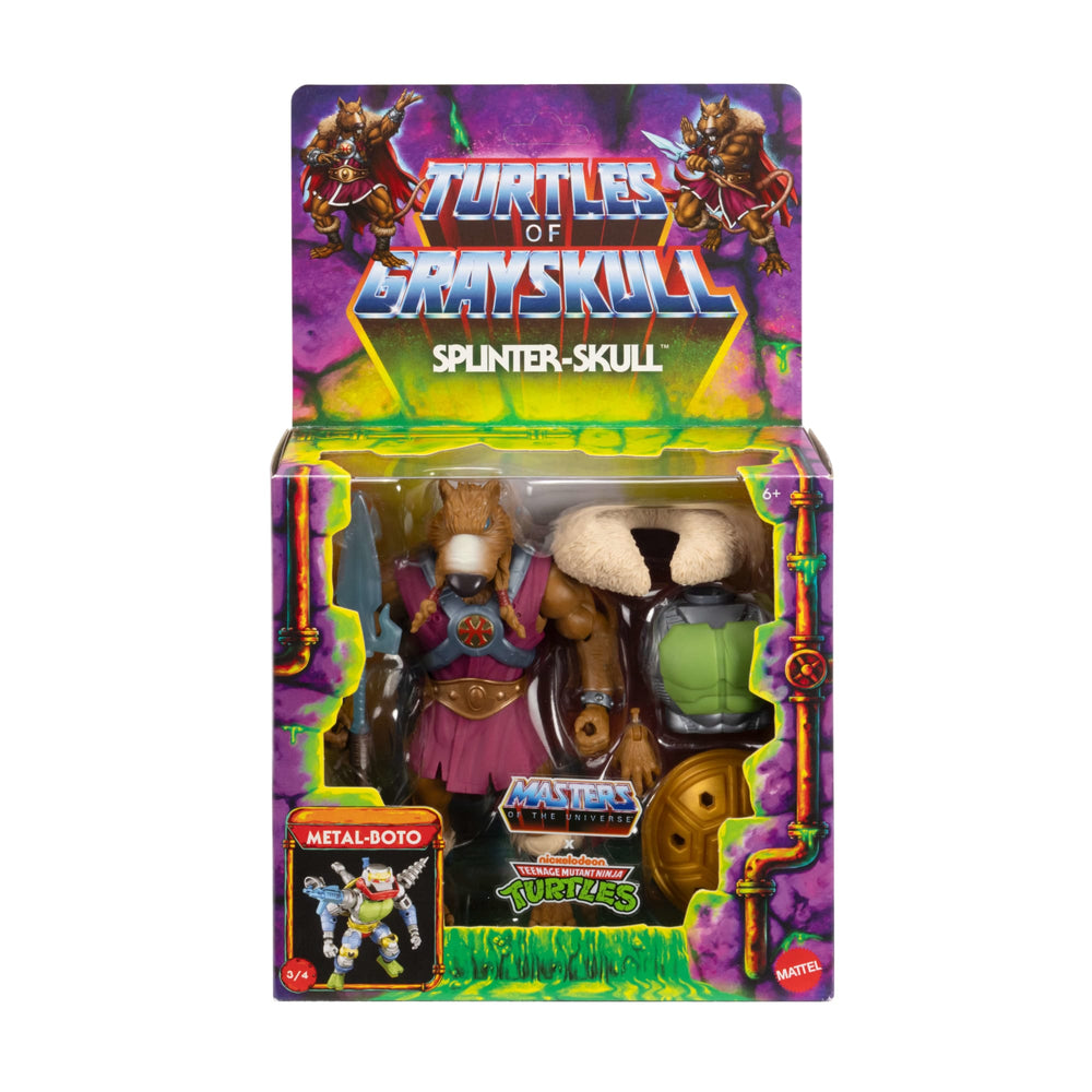 MOTU Origins Turtles of Grayskull Splinter-Skull Figure