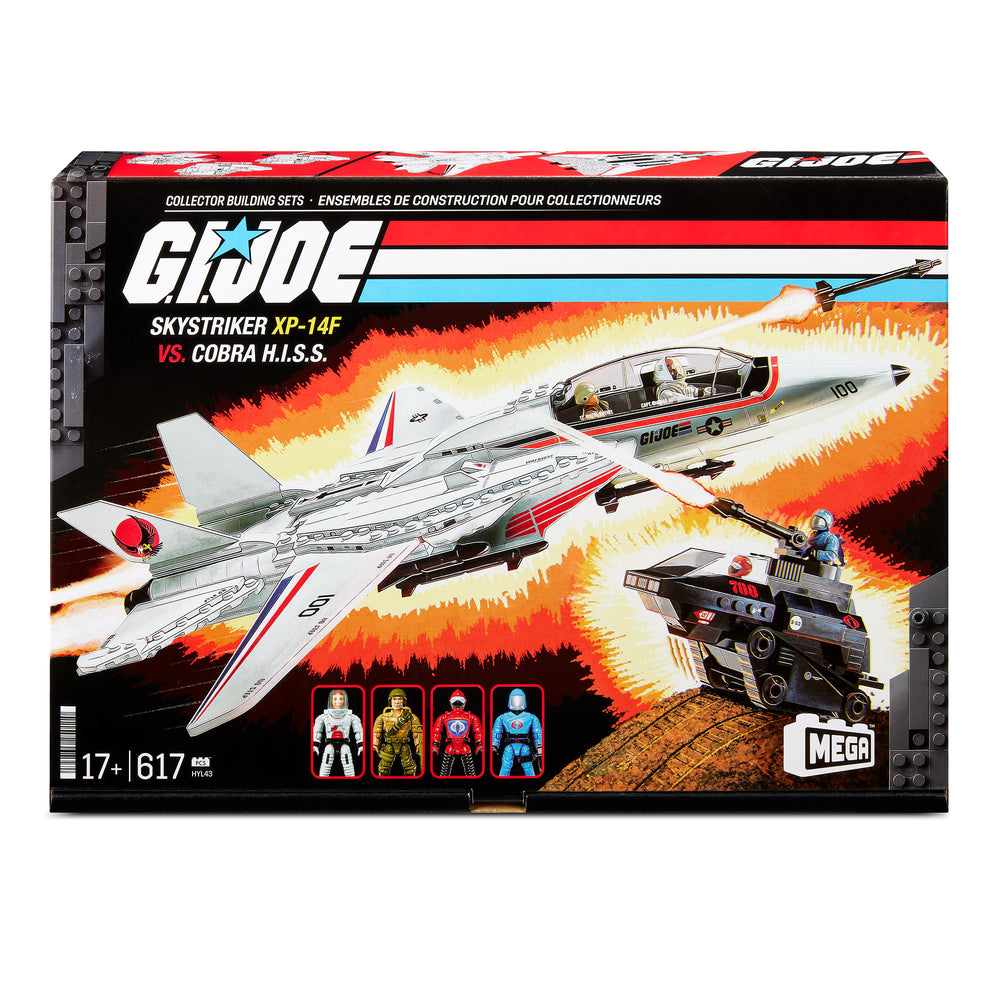 MEGA G.I. JOE Skystriker vs. COBRA H.I.S.S. Building Set