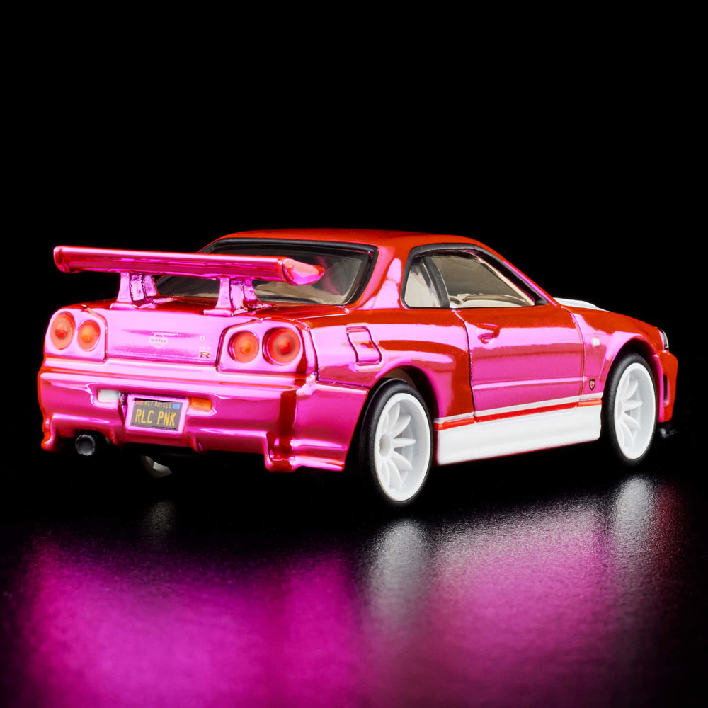 Gt R R34 Syline Model Pink Copy of RLC Exclusive Pink Editions Nissan Skyline GT-R | Mattel Creations