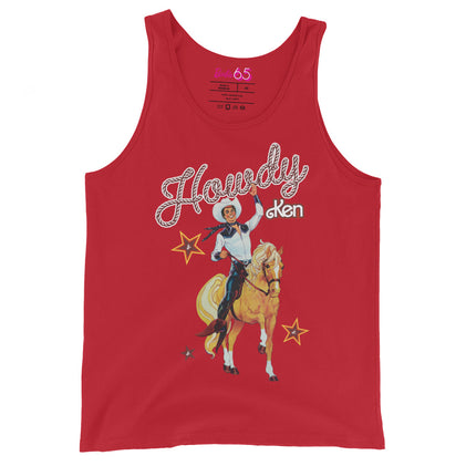 Barbie 1980's Howdy Ken Red Tank Top
