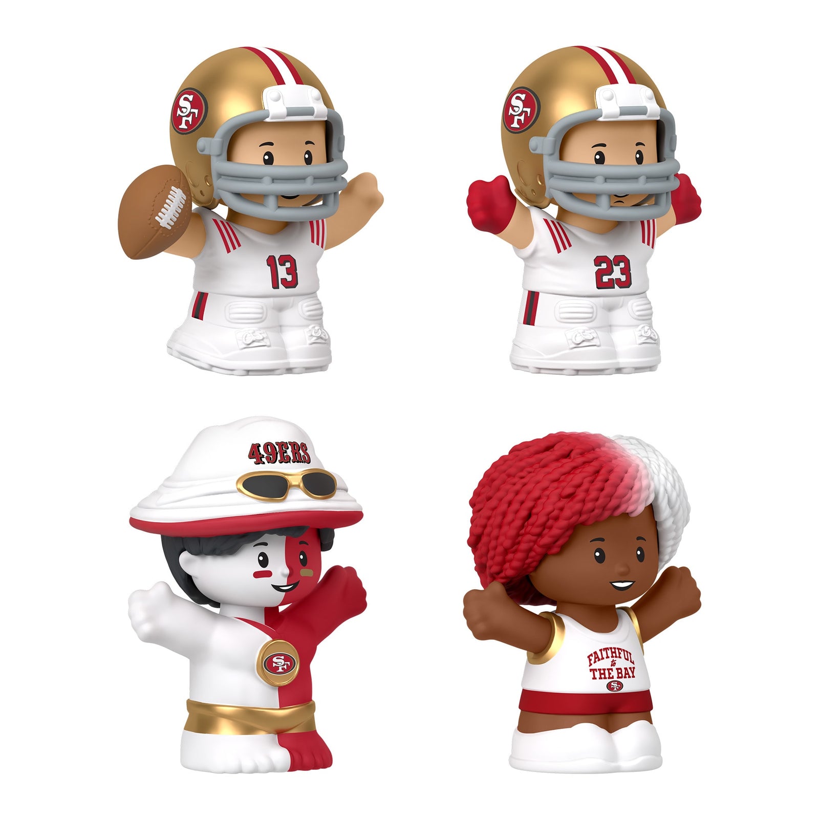 Little People Collector San Francisco 49ers Alternate Jersey Figure Set