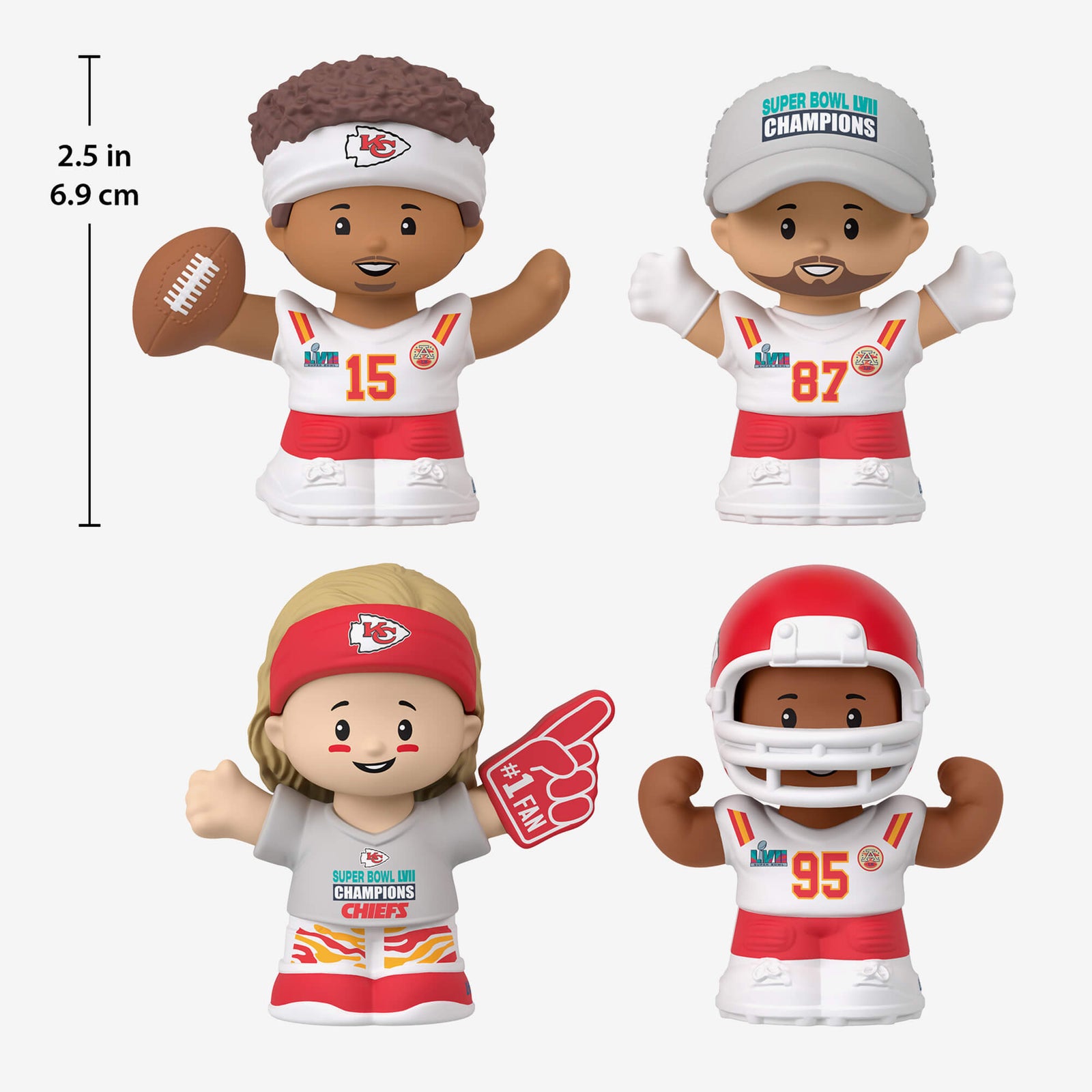 Little People Collector Super Bowl LVII Champions Set Kansas City Chiefs
