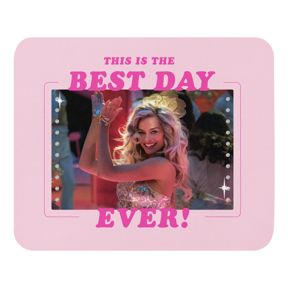 Best Day Ever Mouse Pad Barbie The Movie Mattel Creations
