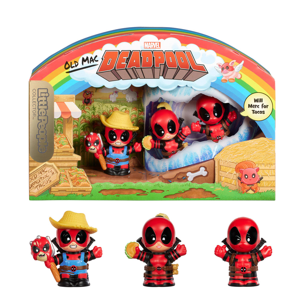 Little People Collector Deadpool Set | Mattel Creations