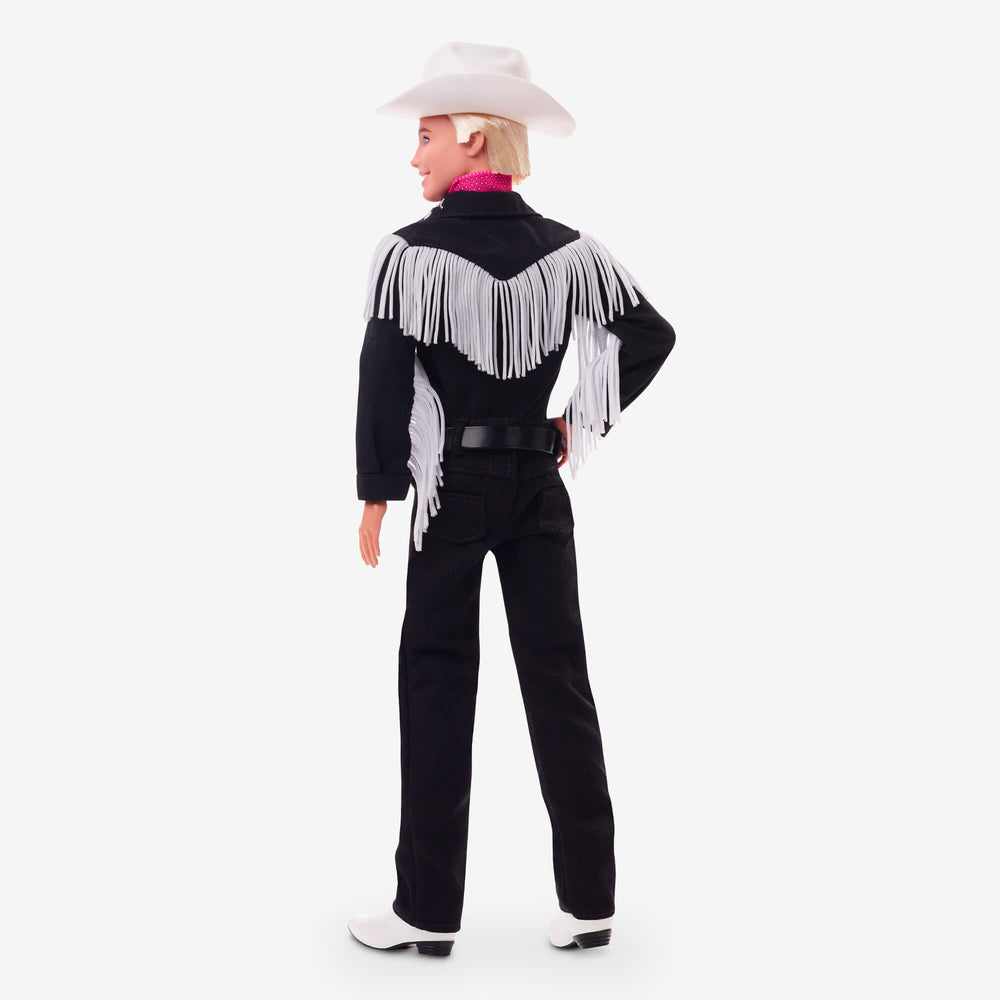 Ken Doll in Black and White Western Outfit – Barbie The Movie