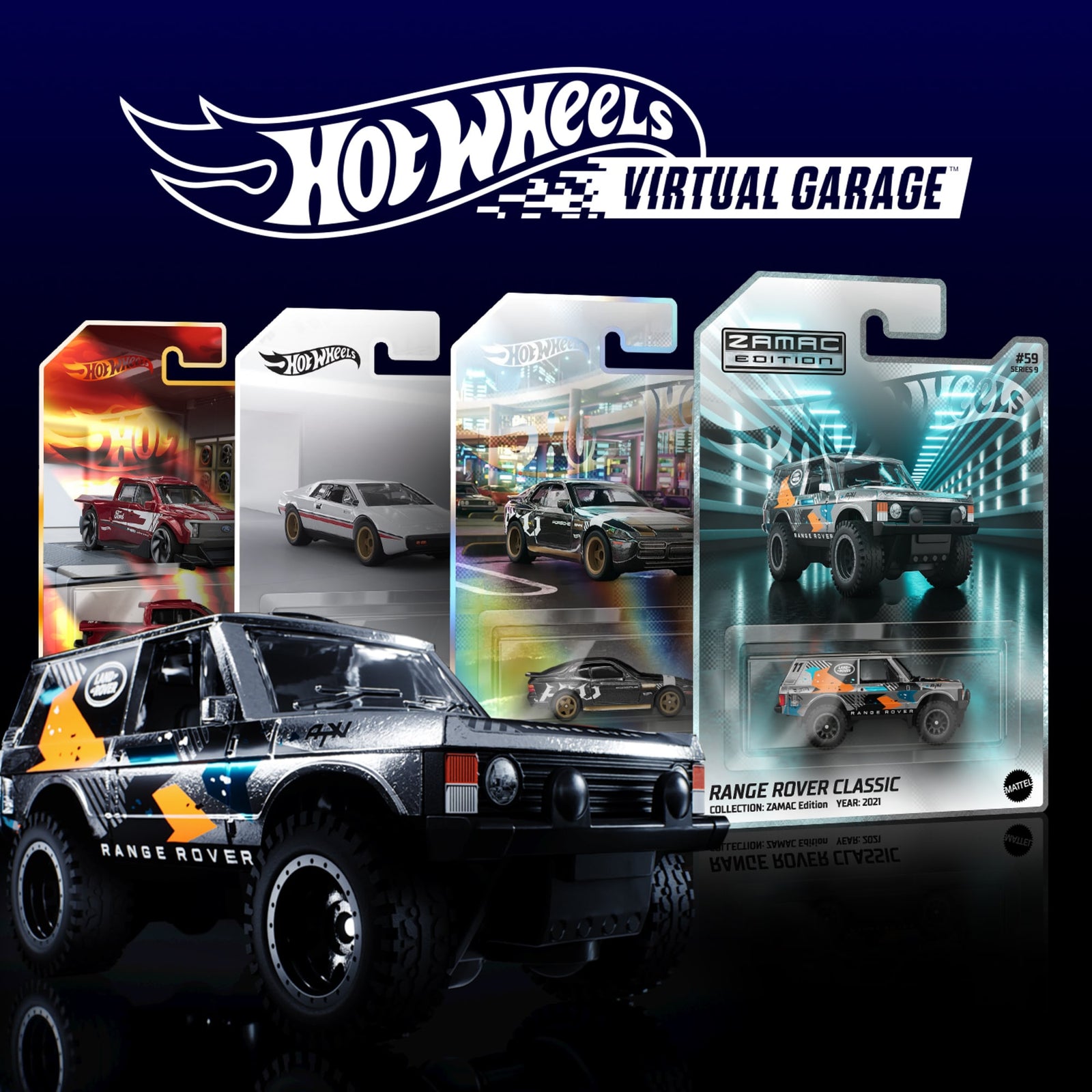 マテル製　ホットウィール　FINAL RUN SERIES 9台セット② Hot Wheels Virtual Garage Series 9 – Collectible Premium Pack