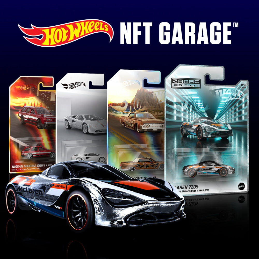 Hot Wheels NFT Garage Series 8: Premium Pack of 5 Virtual Collectibles