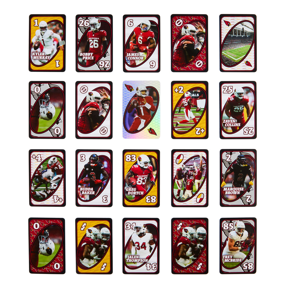 UNO Fandom NFL Arizona Cardinals Game Deck | Mattel Creations