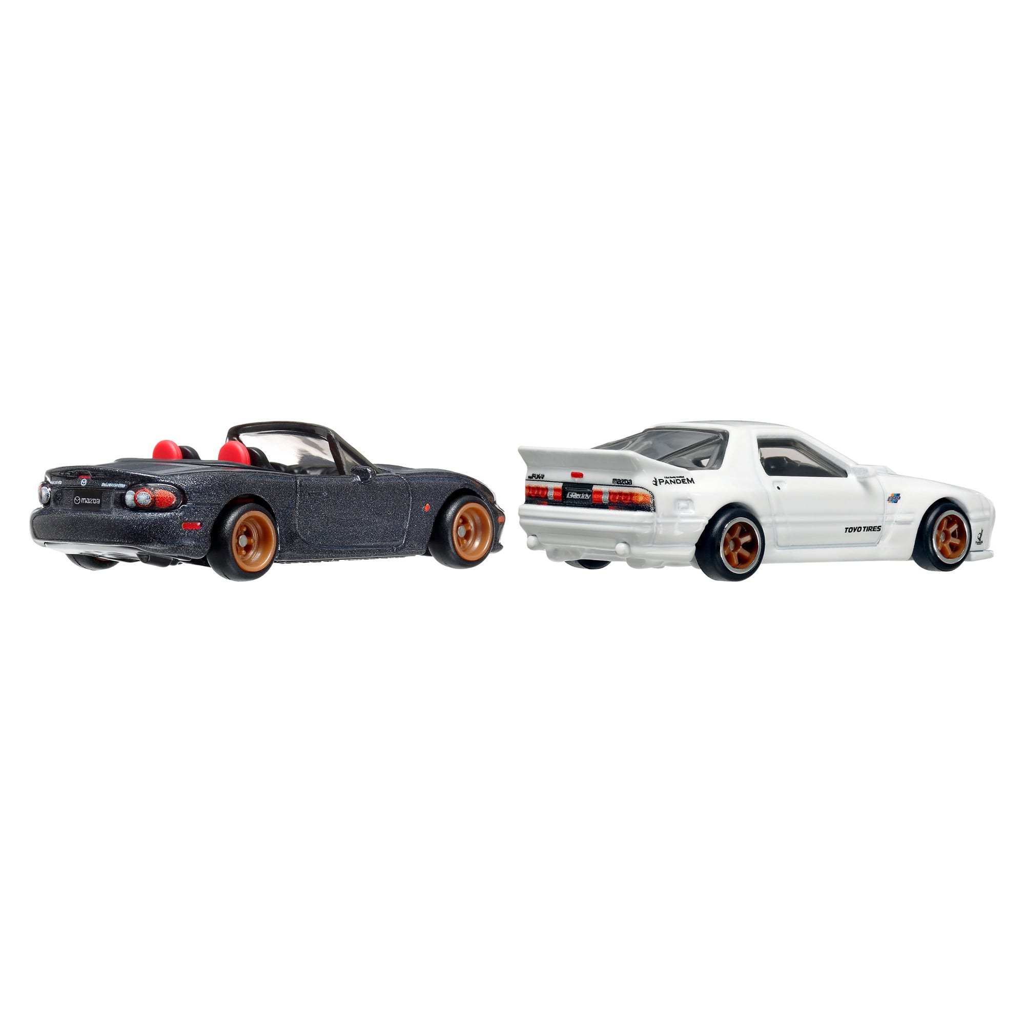 Hot Wheels Premium Car Culture 2-Pack - '04 Mazda Mazdaspeed Miata & Mazda RX7 FC Pandem