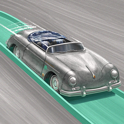 Hot Wheels x Daniel Arsham Legends Archive Lap 2 Poster – Mattel