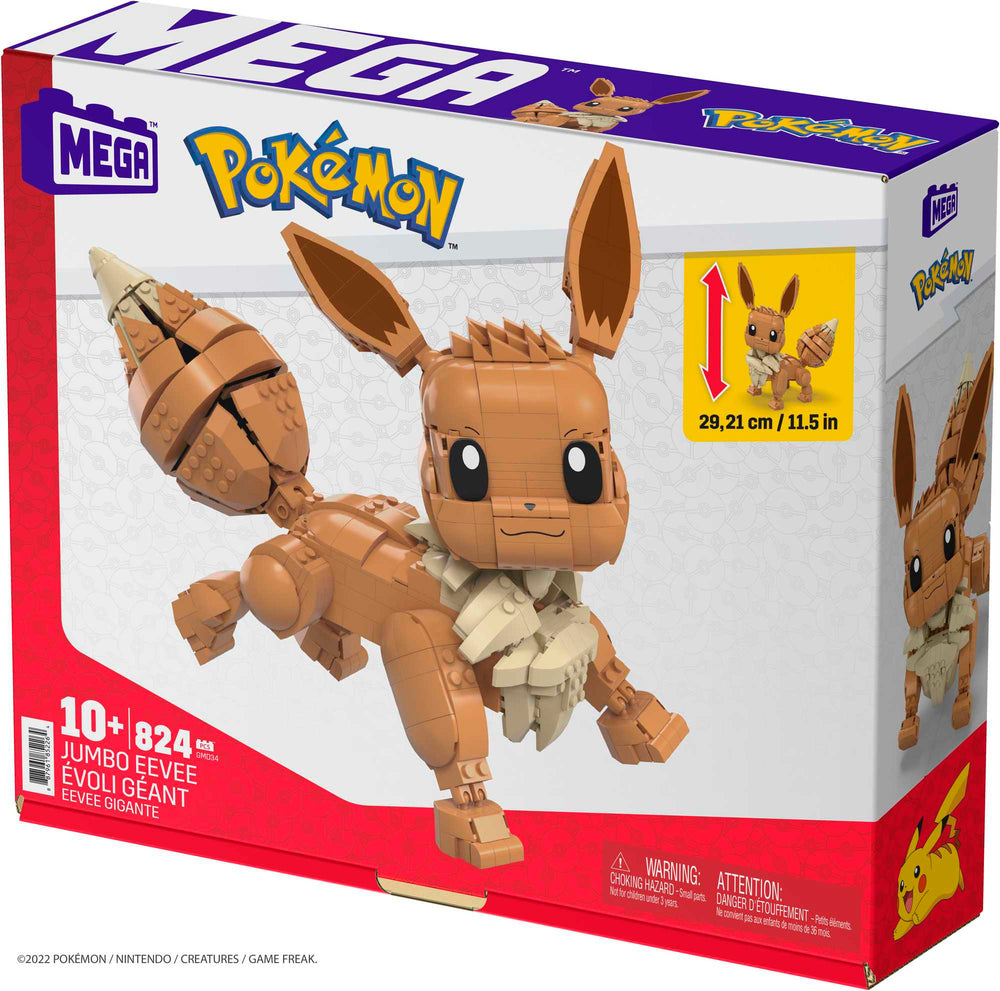 Mega Pokemon Jumbo Eevee 2025 Mattel Creations - Main Image