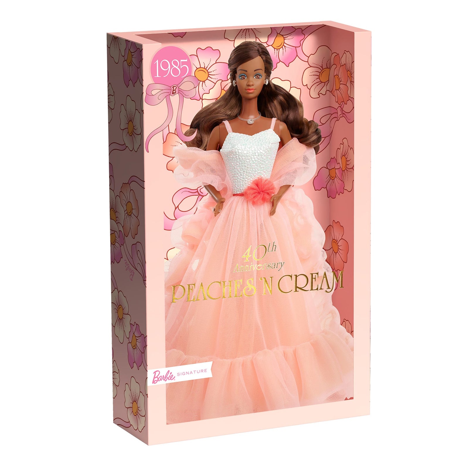 Peaches ‘n Cream Barbie Doll, Brown Hair