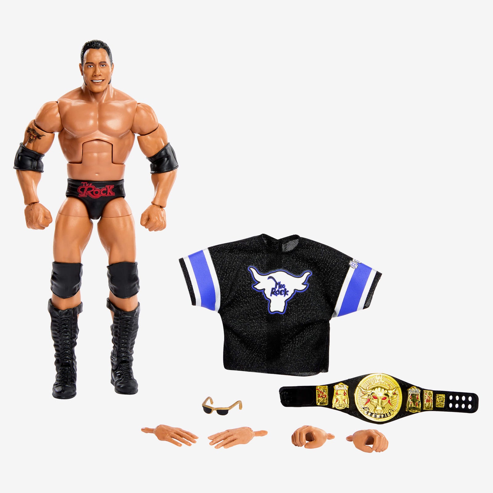 WWE Elite Collection The Rock Action Figure