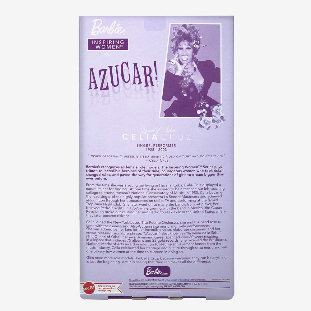 Barbie Inspiring Women Celia Cruz Doll