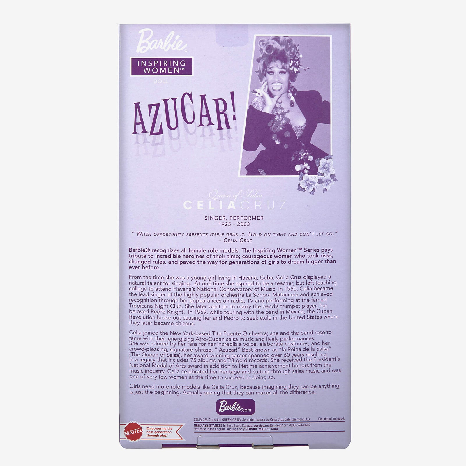 Barbie Inspiring Women Celia Cruz Doll