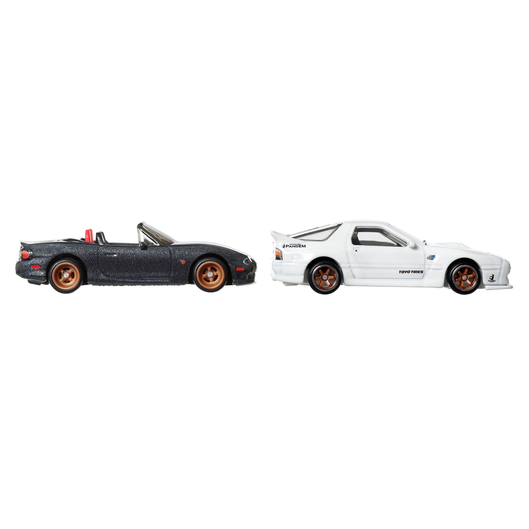 Hot Wheels Premium Car Culture 2-Pack - '04 Mazda Mazdaspeed Miata & Mazda RX7 FC Pandem