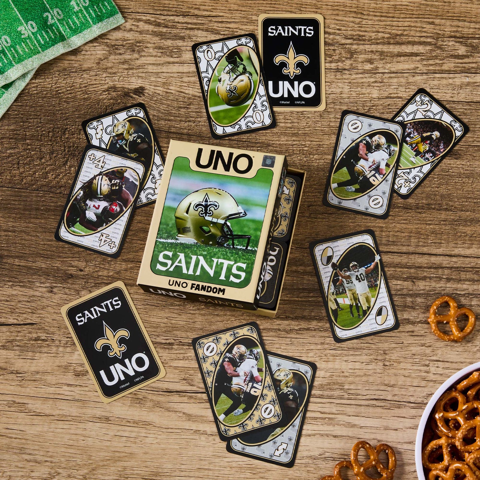 UNO Fandom NFL New Orleans Saints Game Deck