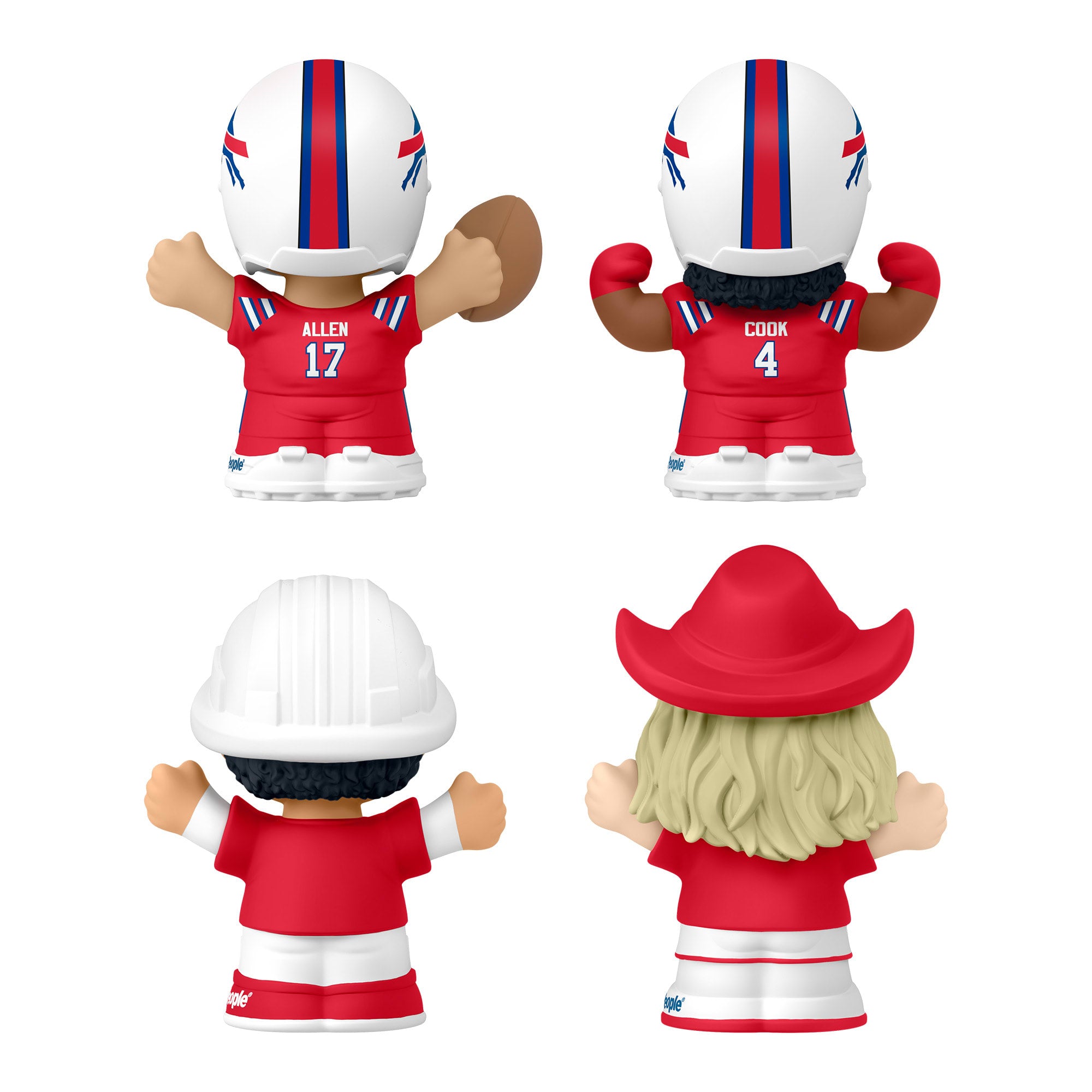 Little People Collector Buffalo Bills Alternate Jersey Figure Set