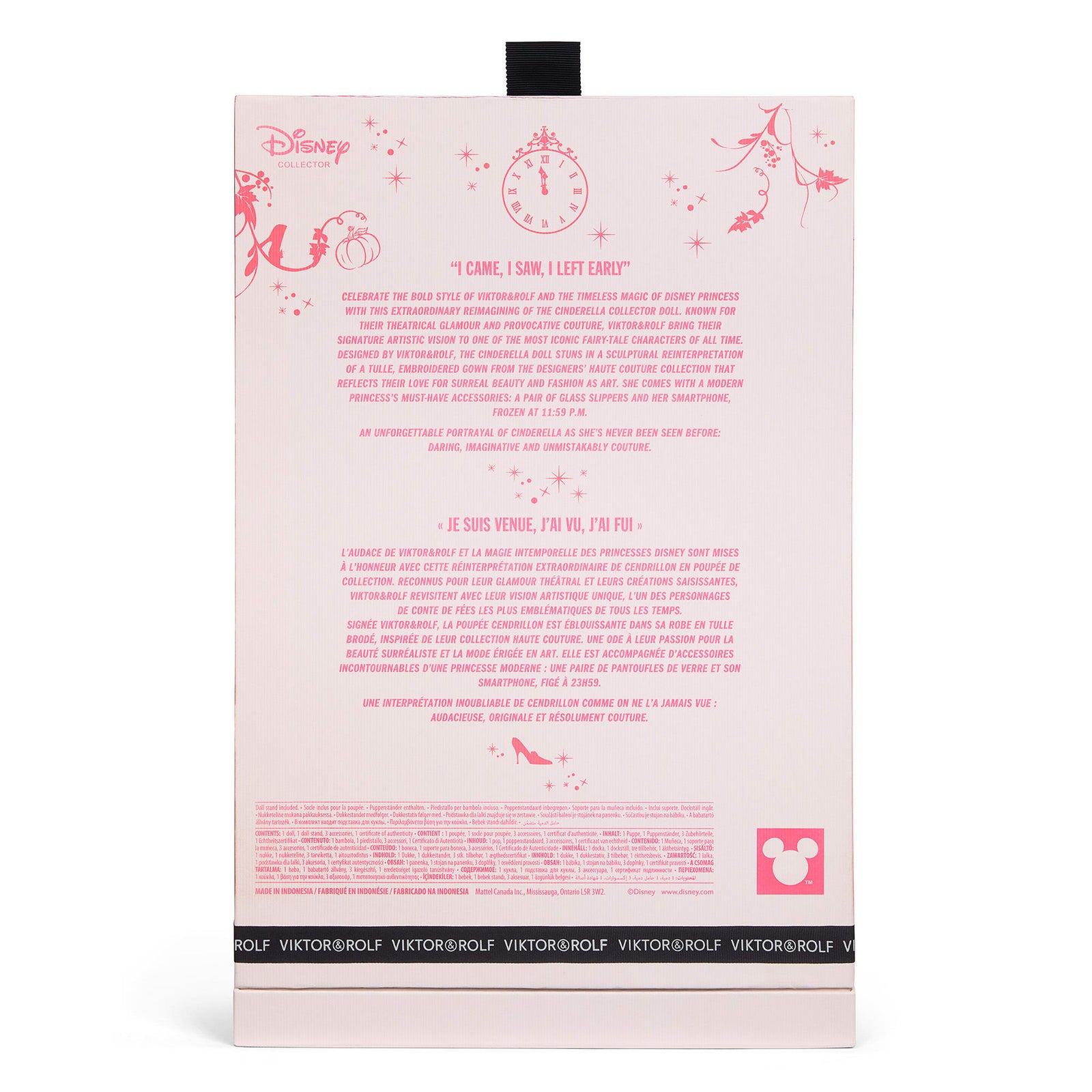Viktor&Rolf x Disney Collector Cinderella Doll From Mattel Creations