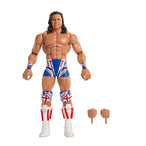 WWE Elite Legends British Bulldog Action Figure | Mattel Creations