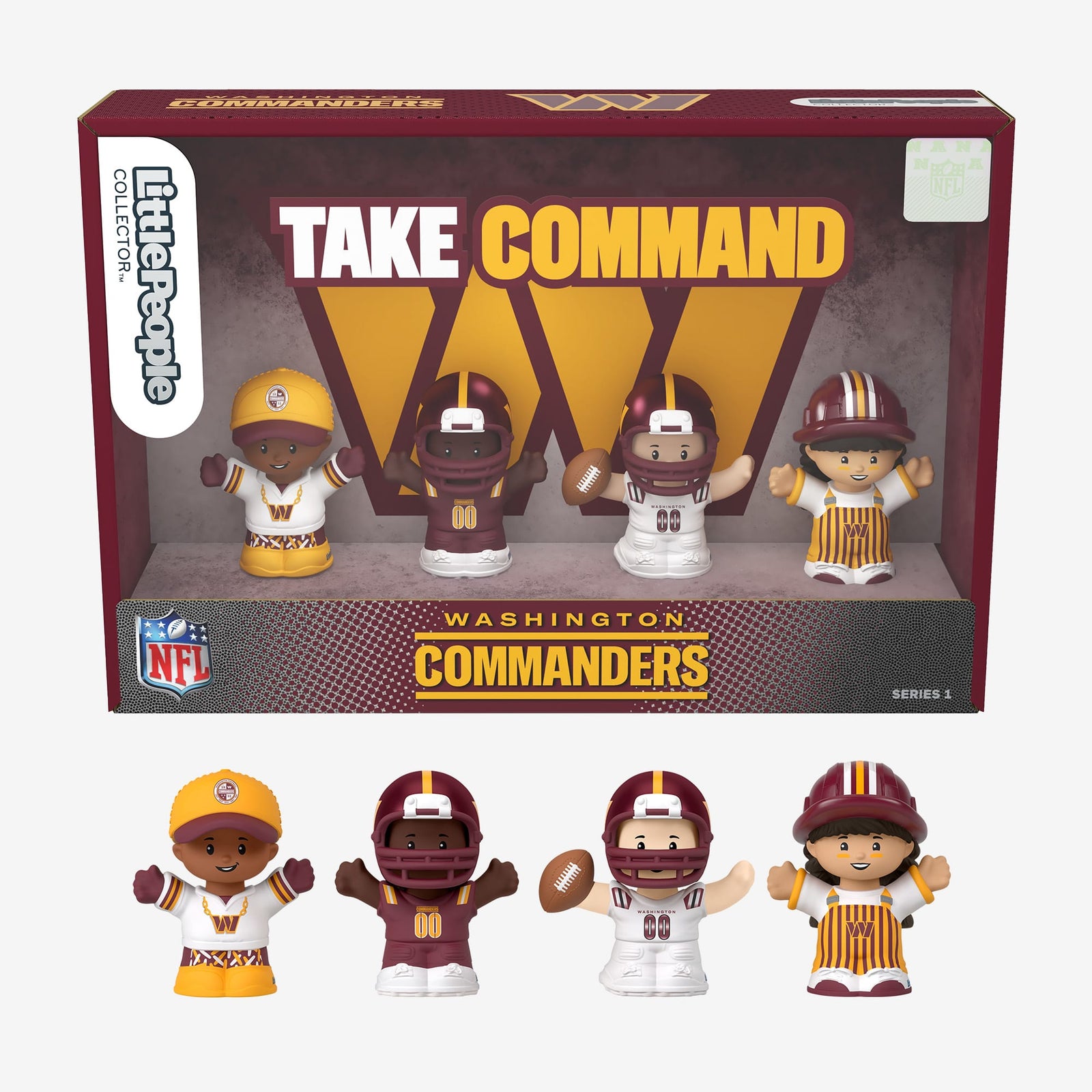 Little People Collector x NFL Washington Commanders Set