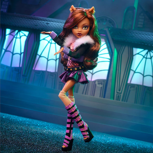 モンスターハイ「クラウディーン・ウルフ｣スキなもの教えてあげる!シリーズ Monster High Clawdeen Wolf Reproduction Doll – Mattel Creations