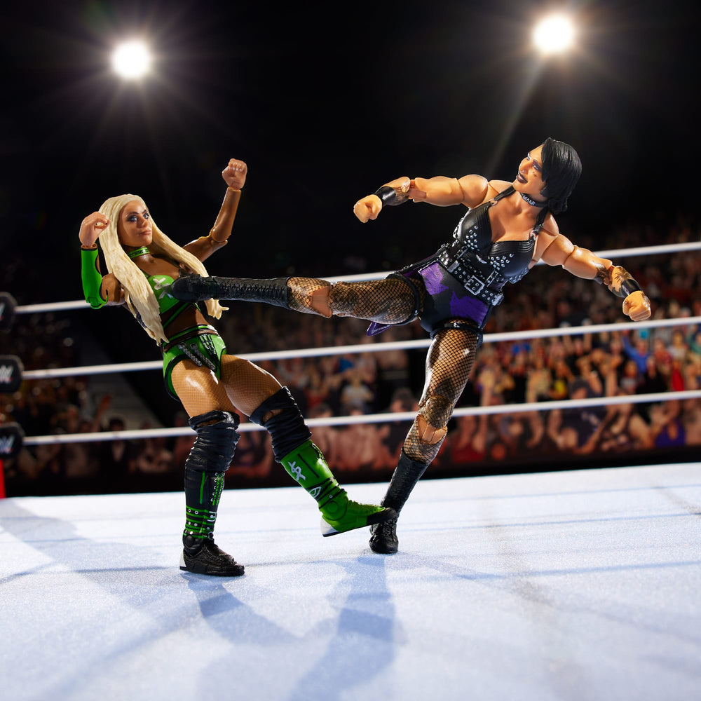 WWE Ultimate Edition RAW Ring and Rhea Ripley Figure | Mattel Creations