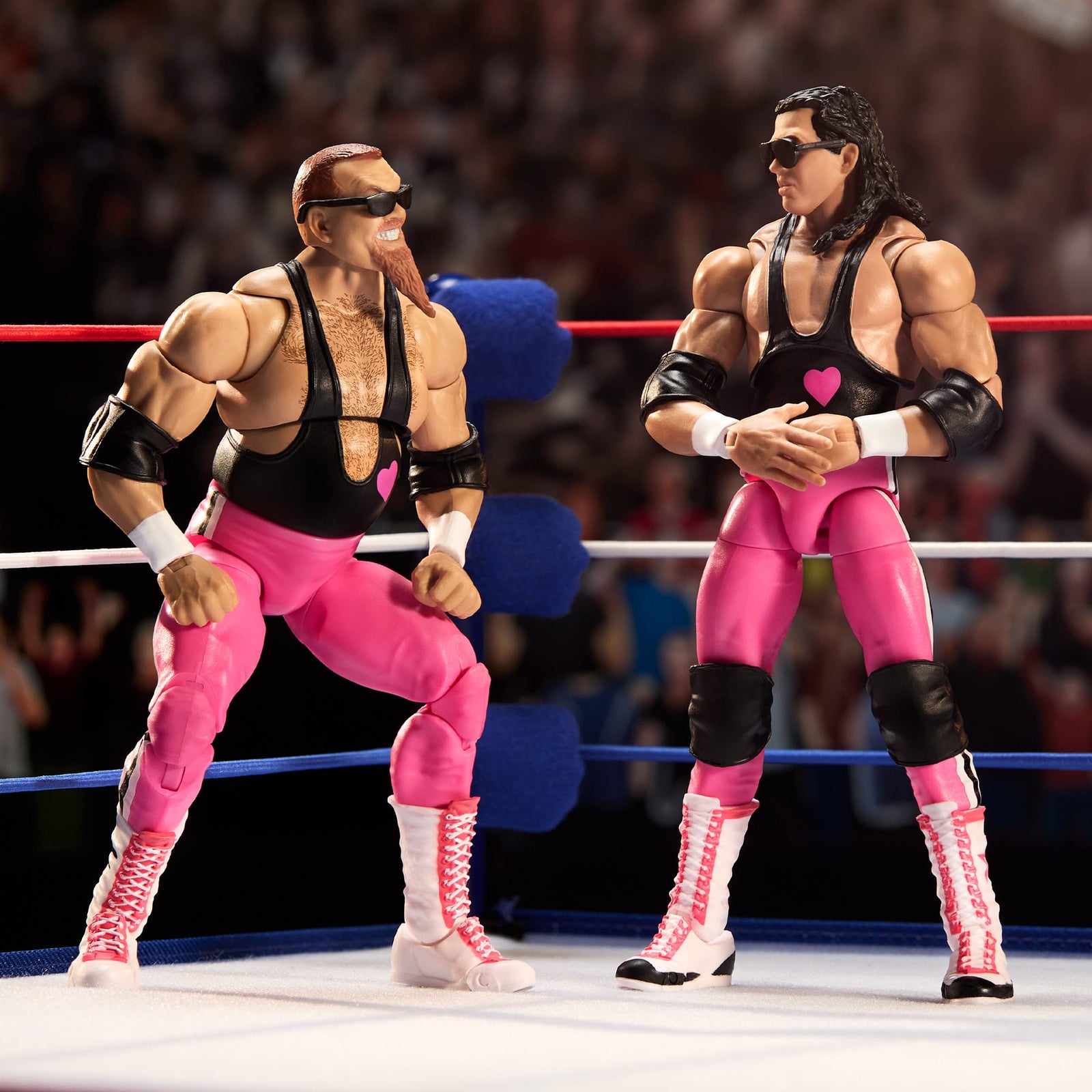 スポーツ WWE Hart Foundation Action Figure 2-Pack WWE Coliseum Collection Hart Foundation Action Figure 2-Pack