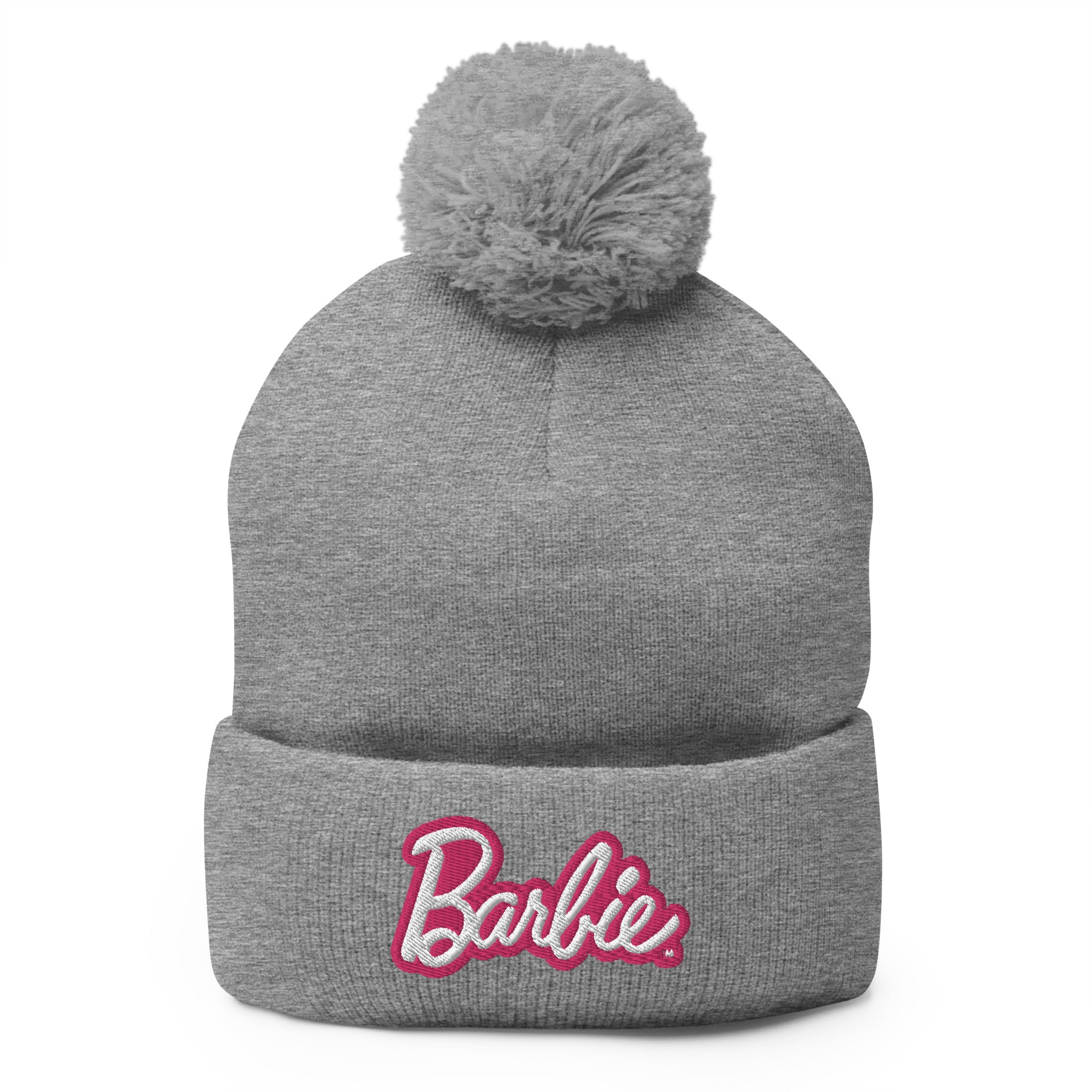 Barbie Logo Pom Pom Beanie