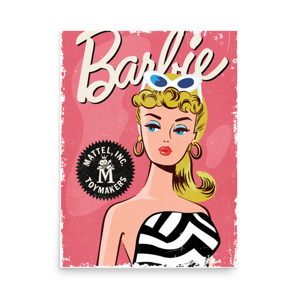 Vintage Barbie Poster – Mattel Creations - Main Image