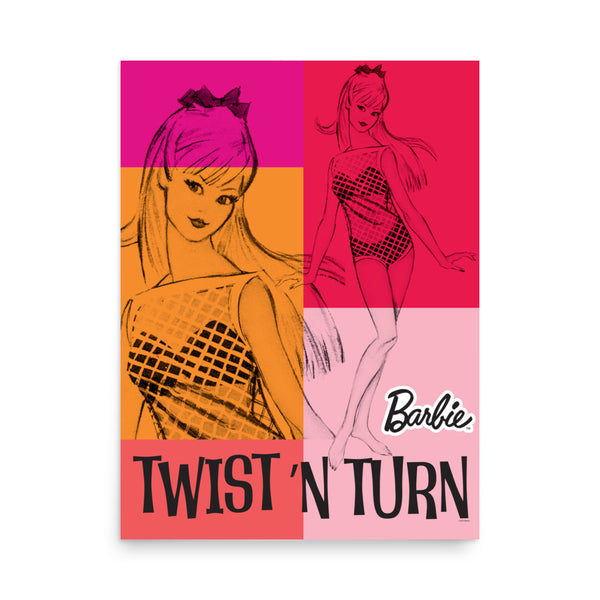 Barbie 1960's Twist N' Turn Poster | Mattel Creations