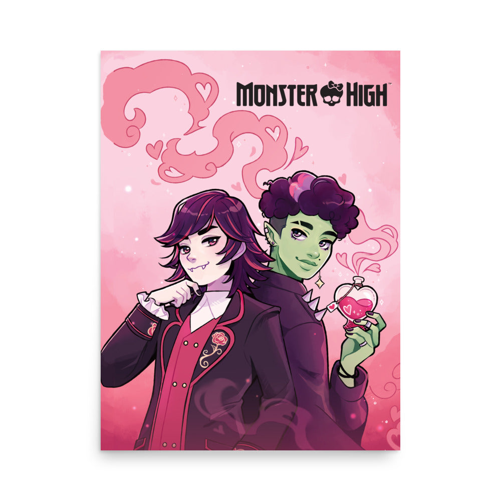 Monster High Pride Kieran & Spelldon Poster (Céli Godfried) – Mattel ...