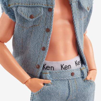 Ken Doll Wearing Denim Matching Set – Barbie The Movie