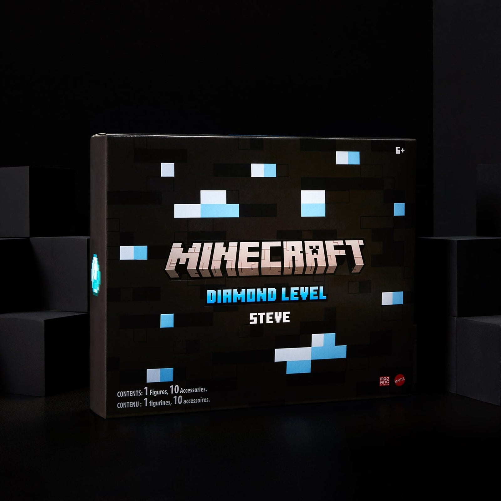 Minecraft Diamond Level Steve Collector Action Figure