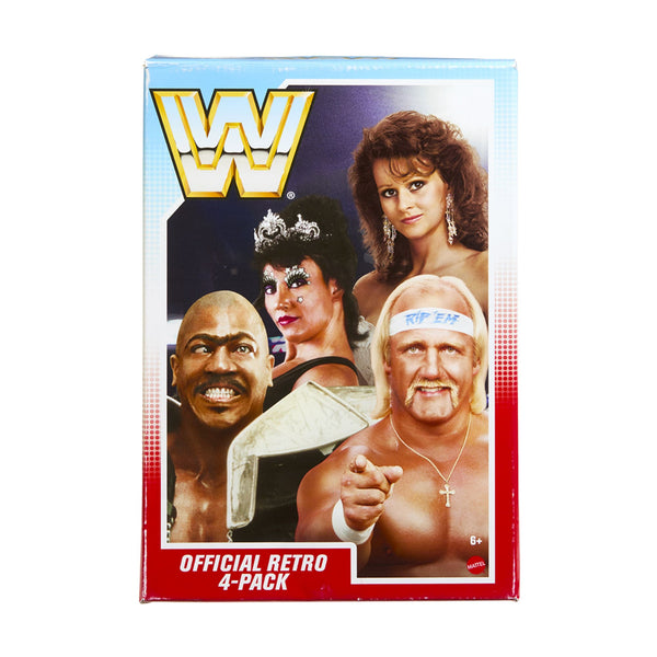 WWE MATTEL RETRO 4-Pack フィギュアセット 2023 Mattel Creations - WWE Retro 4-Pack Wave 3 Figure Set
