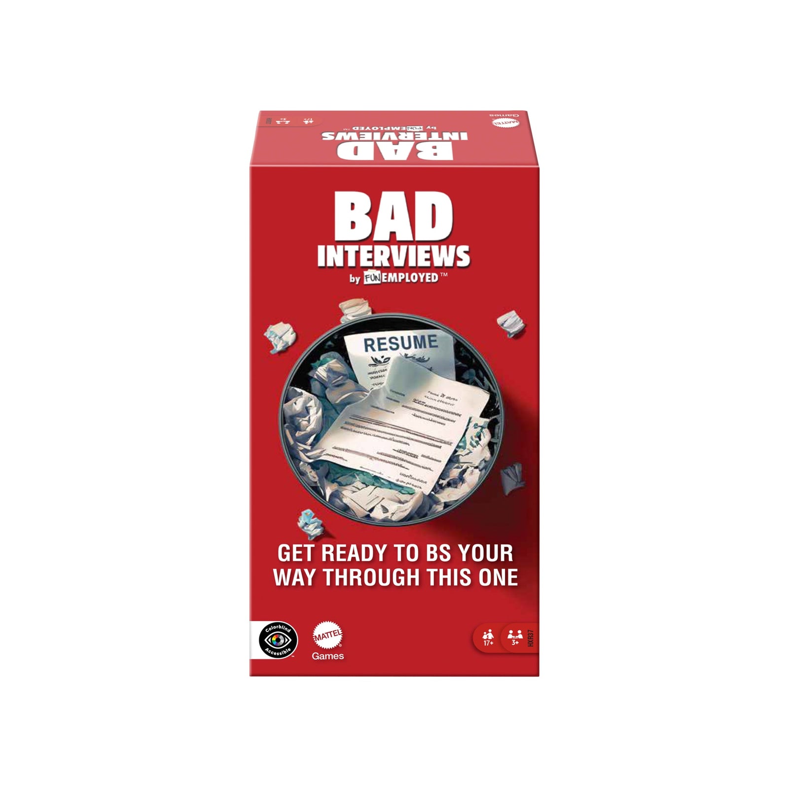 Fun Interview Games Bad Interviews by Funemployed Party Game | Mattel Creations