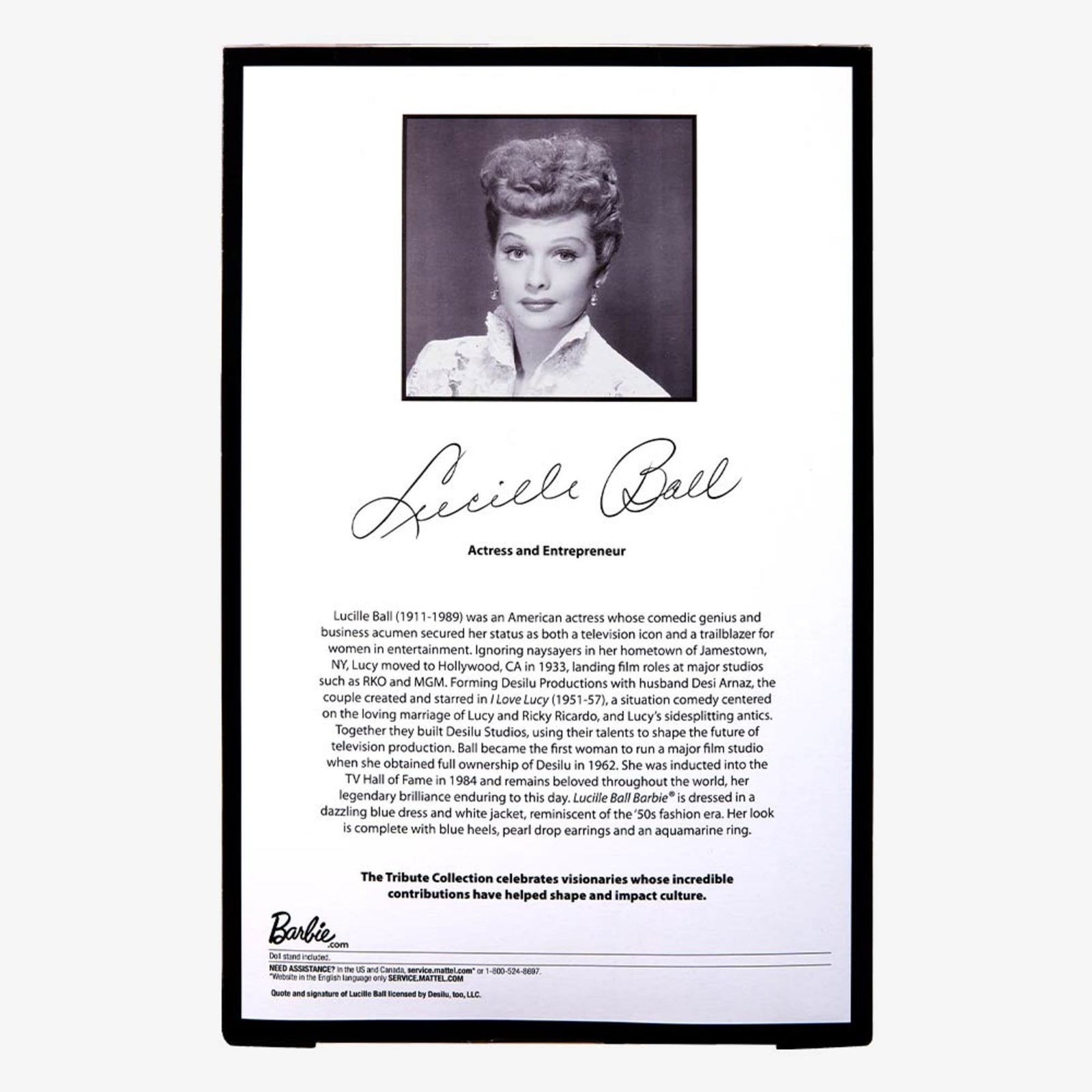 Lucille Ball Barbie Tribute Collection Doll
