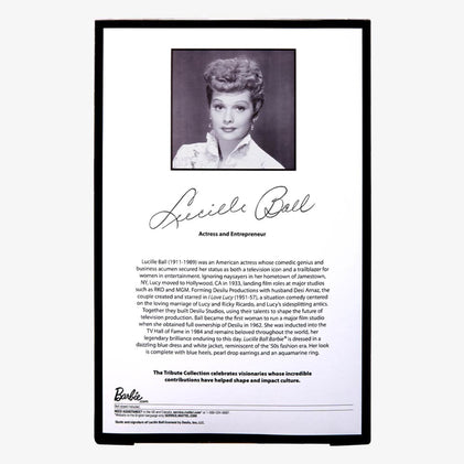 Lucille Ball Barbie Tribute Collection Doll