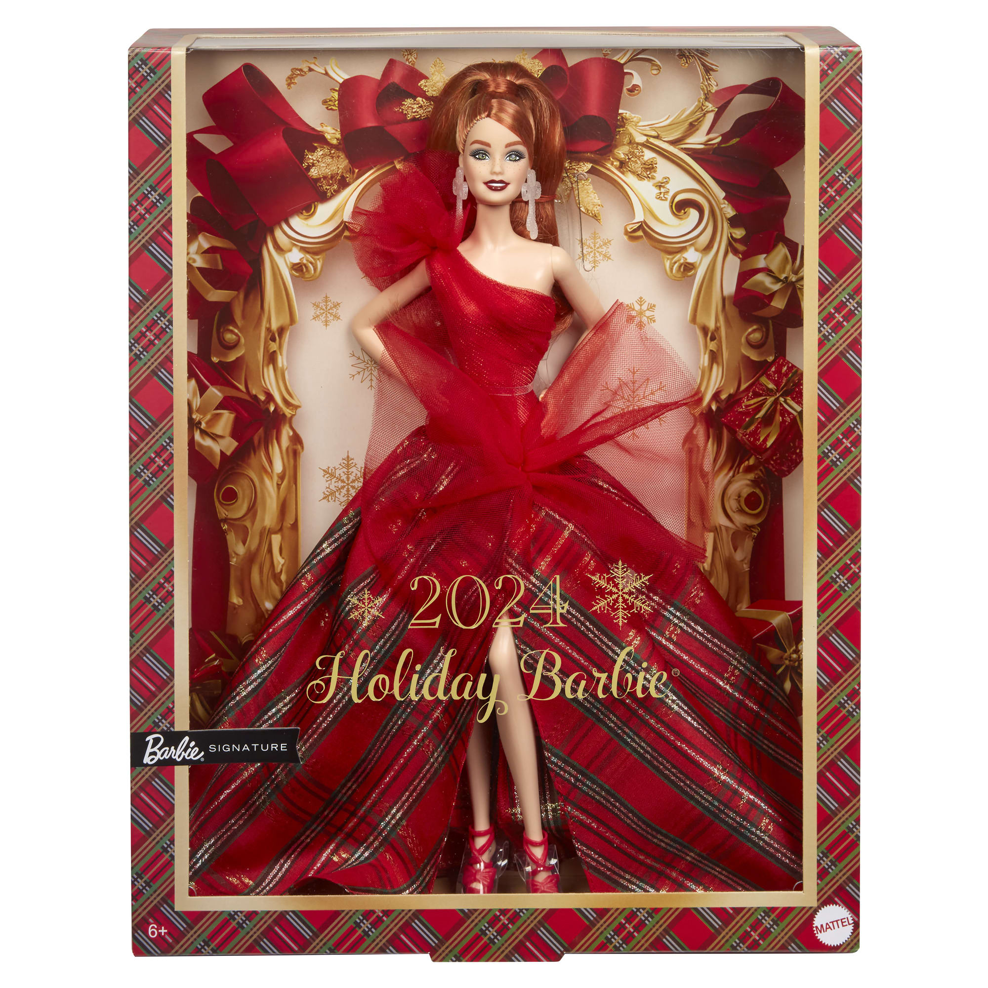 2024 Barbie Holiday Doll With Red Hair | Mattel Creations