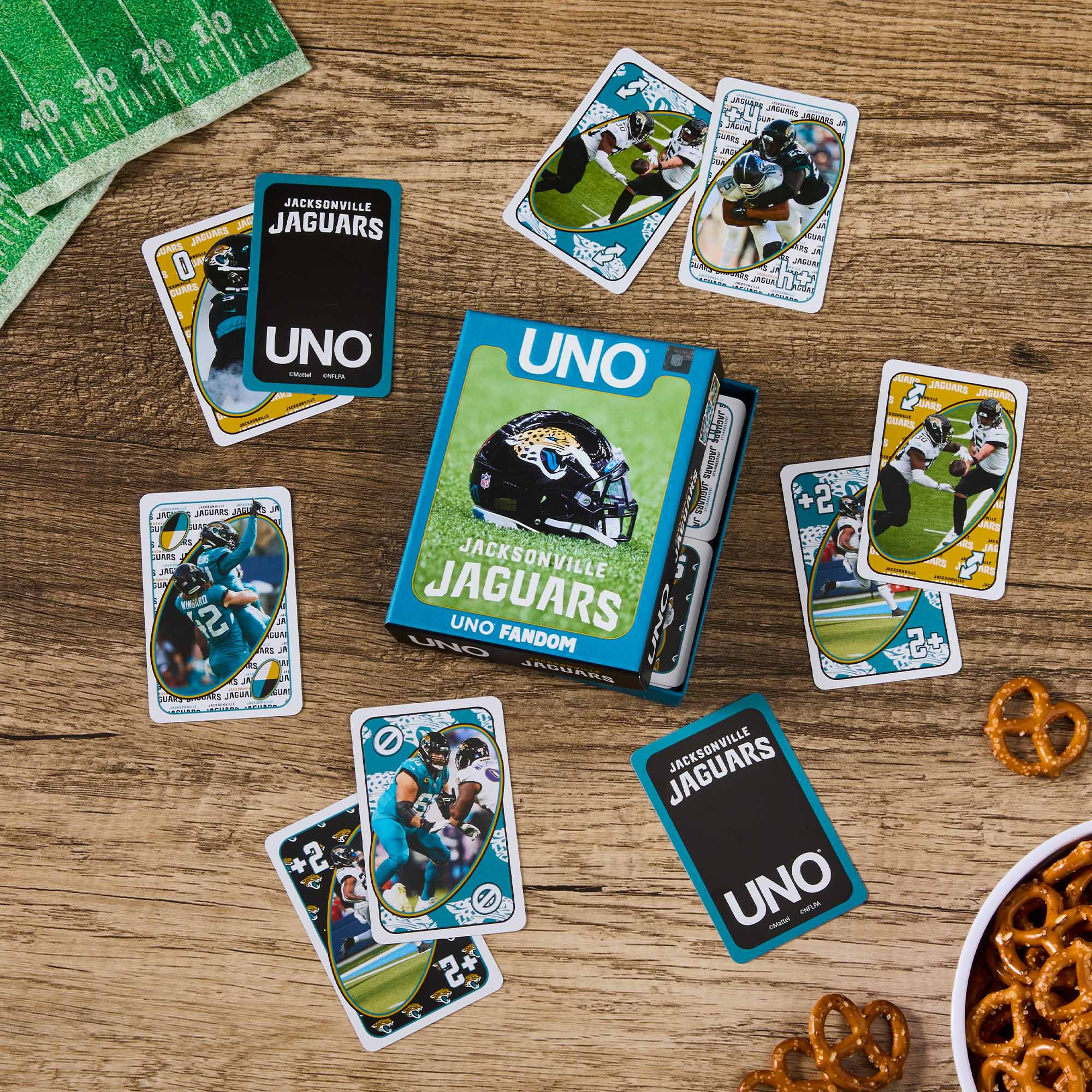 UNO Fandom NFL Jacksonville Jaguars Game Deck