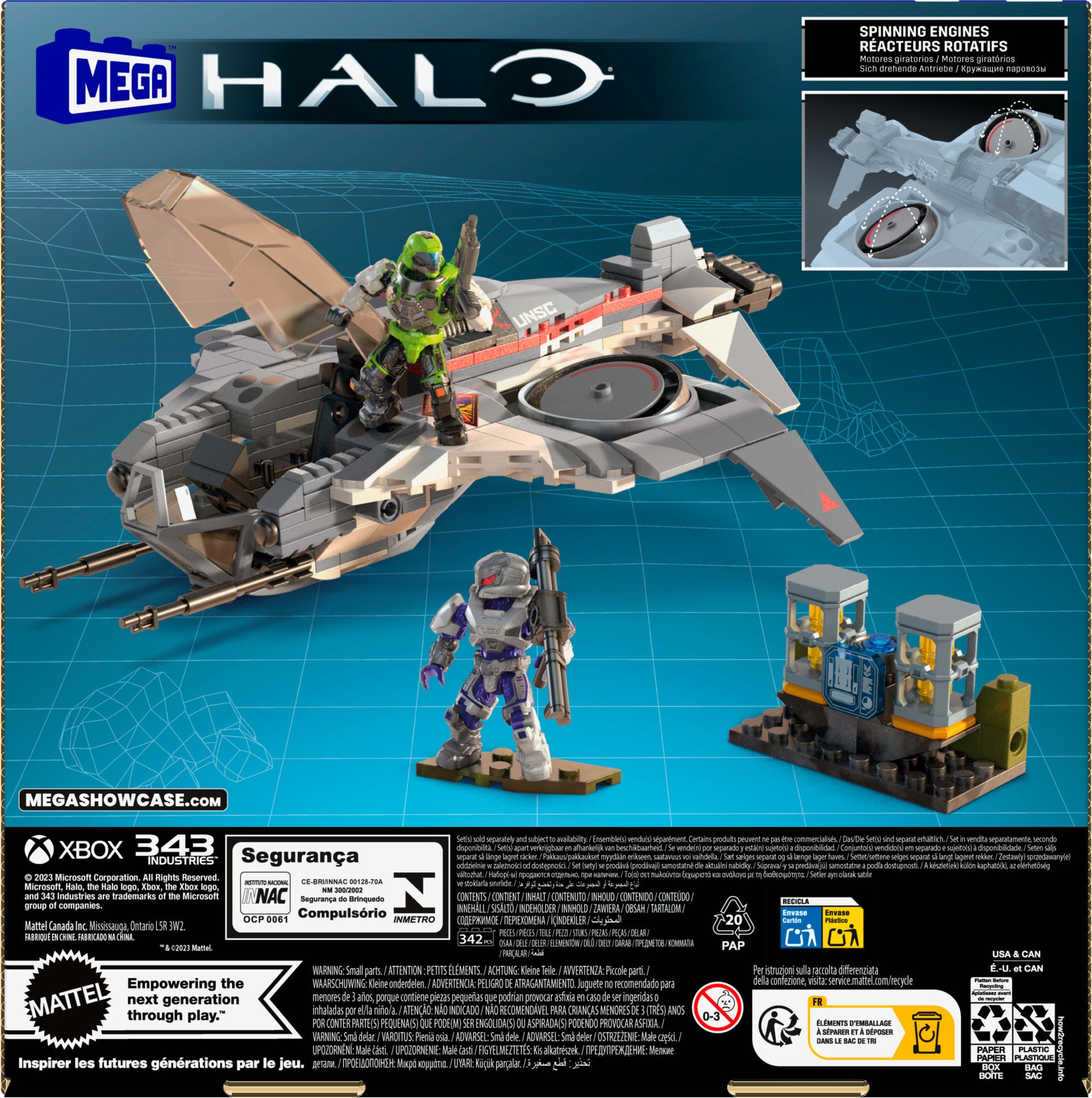 MEGA Halo UNSC Arctic Burn Wasp Building Toy Kit