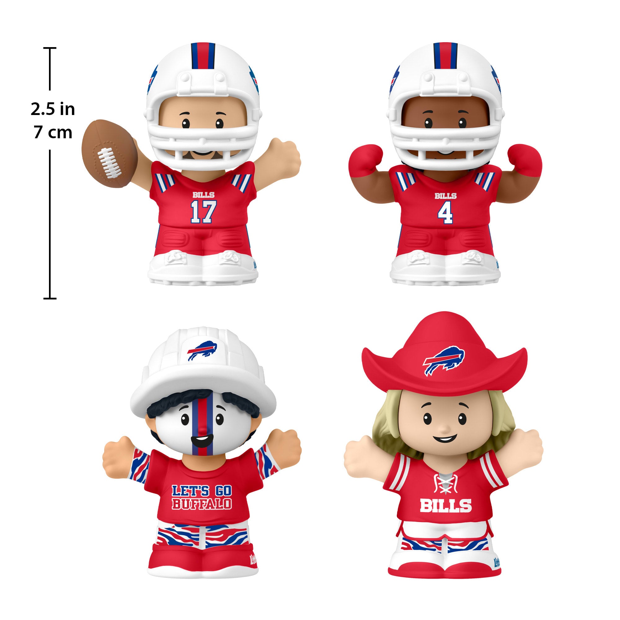 Little People Collector Buffalo Bills Alternate Jersey Figure Set