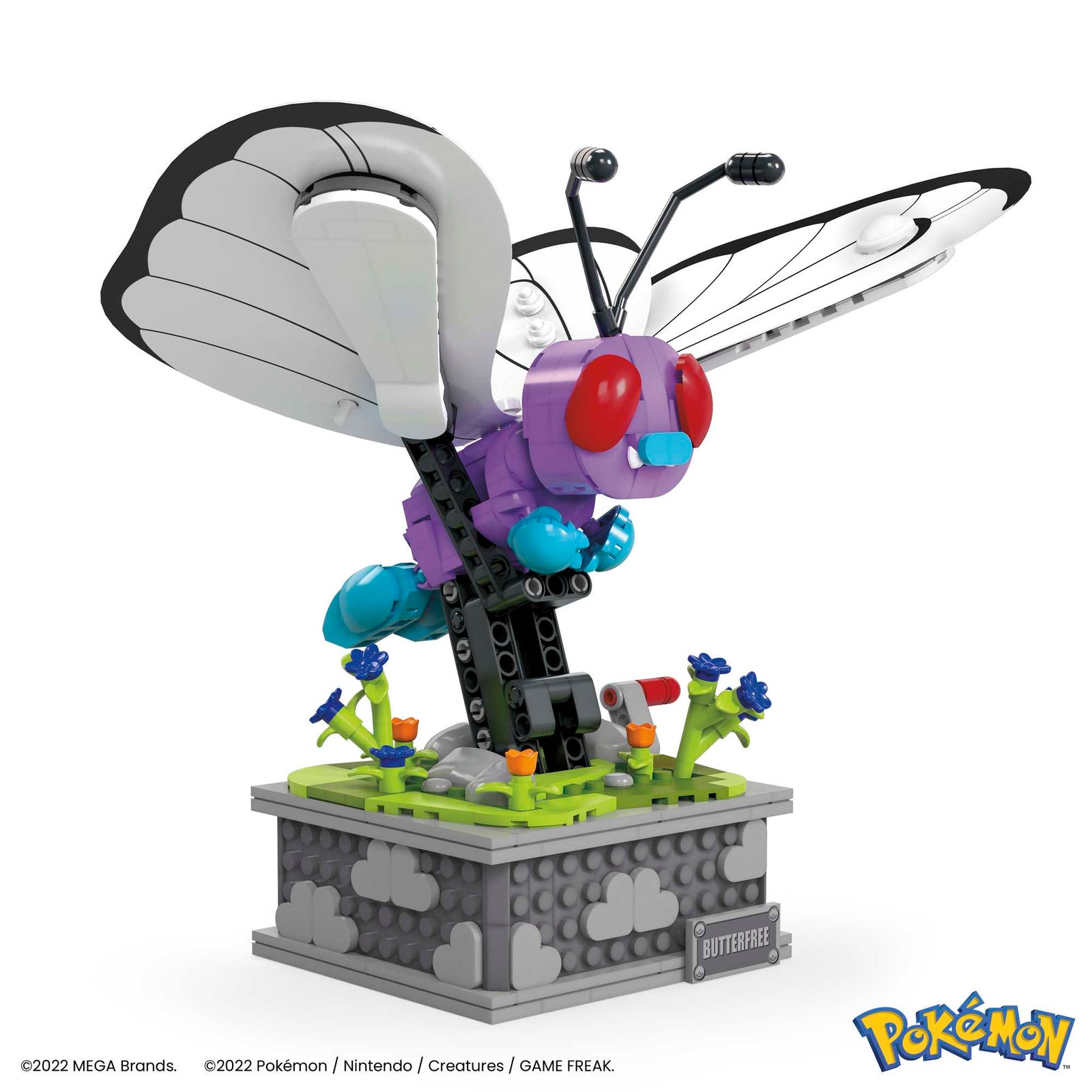Pokémon Motion Butterfree with Motion Brick Building Set by MEGA