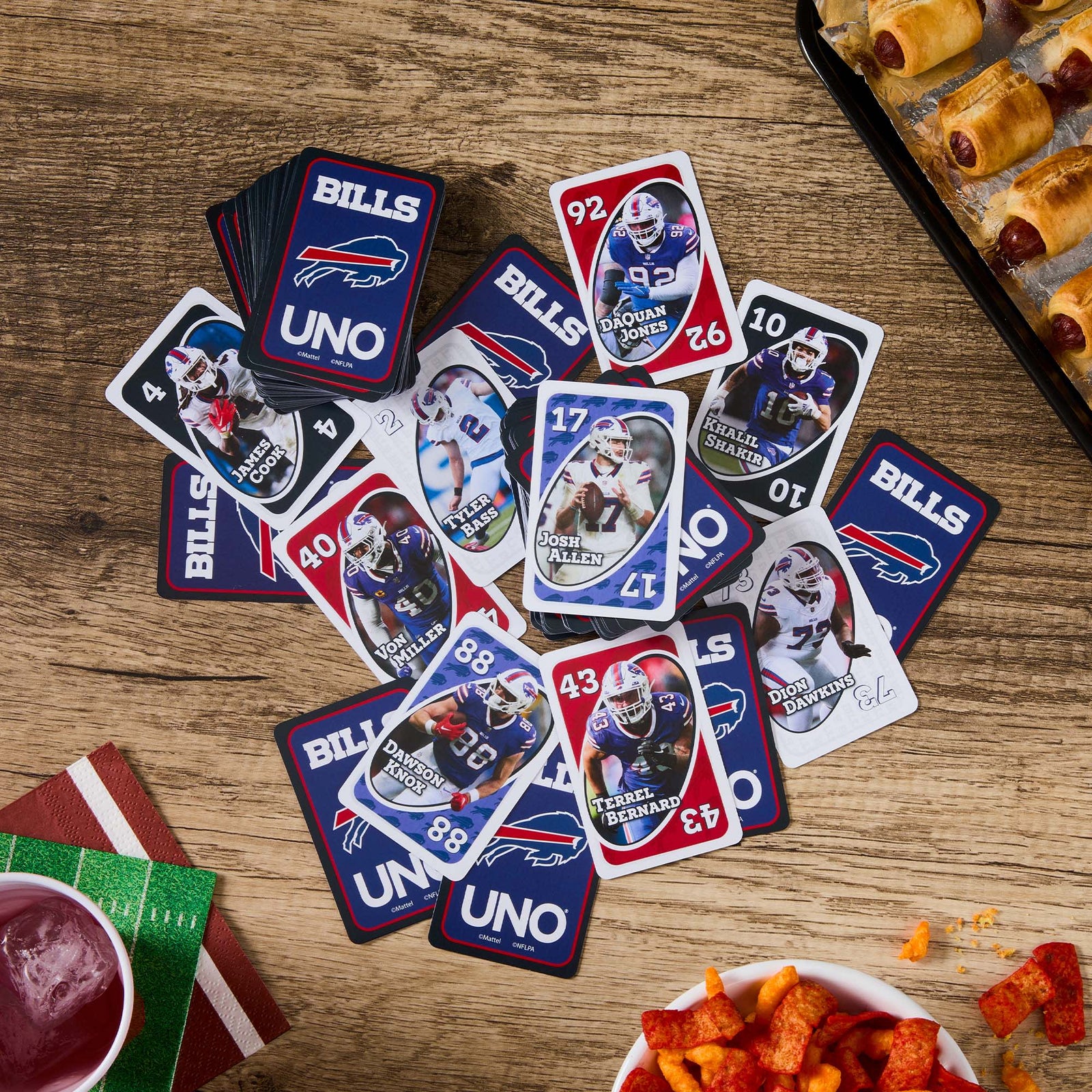 UNO Fandom NFL Buffalo Bills Game Deck