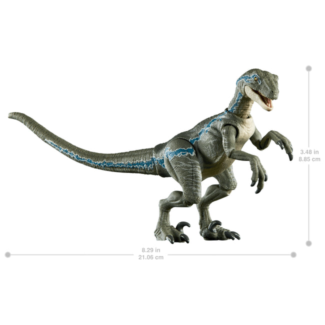 Jurassic World Hammond Collection Velociraptor Blue Dinosaur Figure